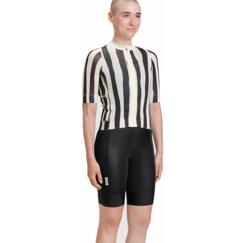FINGERSCROSSED Road Super Light Fietsshirt met Korte Mouwen Dames - Stripes