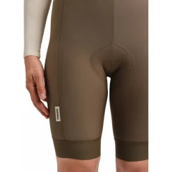 FINGERSCROSSED Road Thermal Fietsshort met Bretels Dames - Ground