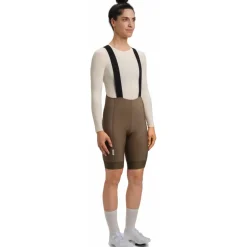 FINGERSCROSSED Road Thermal Fietsshort met Bretels Dames - Ground