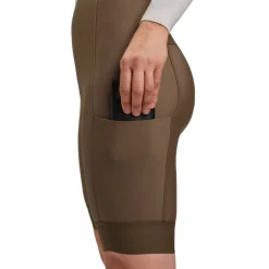 FINGERSCROSSED Road Thermal Fietsshort met Bretels Dames - Ground