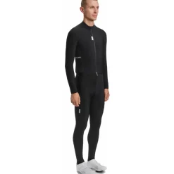 FINGERSCROSSED Road Thermal Fietsshirt met Lange Mouwen Heren - Zwart