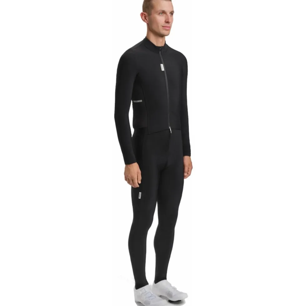 FINGERSCROSSED Road Thermal Fietsshirt met Lange Mouwen Heren - Zwart