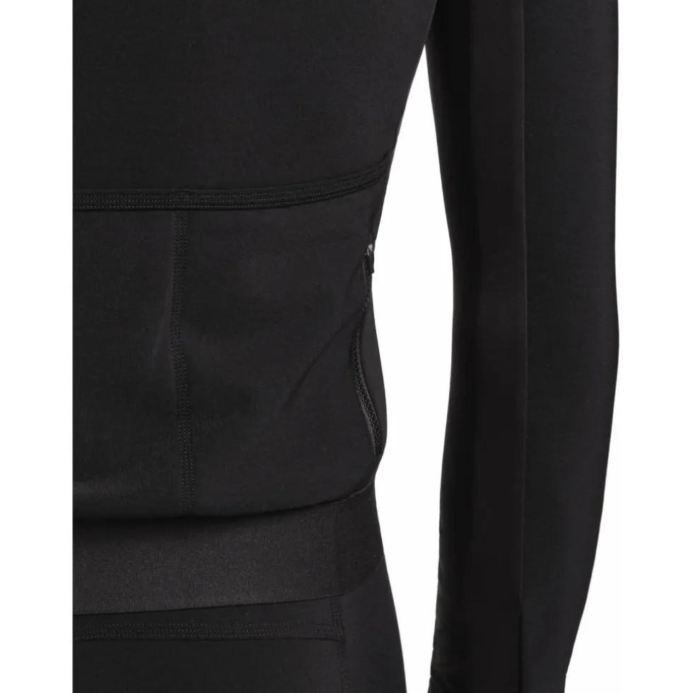 FINGERSCROSSED Road Thermal Fietsshirt met Lange Mouwen Heren - Zwart