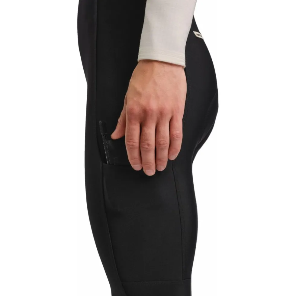 FINGERSCROSSED Road Thermal Fietsbroek met Bretels Heren - Zwart