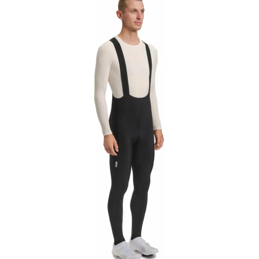 FINGERSCROSSED Road Thermal Fietsbroek met Bretels Heren - Zwart