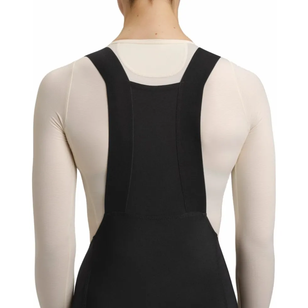 FINGERSCROSSED Road Thermal Fietsshort met Bretels Dames - Zwart