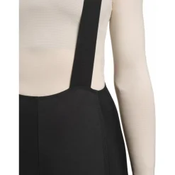 FINGERSCROSSED Road Thermal Fietsshort met Bretels Dames - Zwart