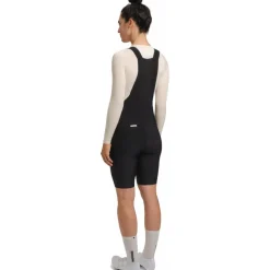 FINGERSCROSSED Road Thermal Fietsshort met Bretels Dames - Zwart
