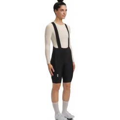 FINGERSCROSSED Road Thermal Fietsshort met Bretels Dames - Zwart