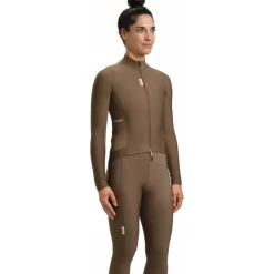 FINGERSCROSSED Road Thermal Fietsshirt met Lange Mouwen Dames - Ground