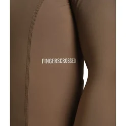FINGERSCROSSED Road Thermal Fietsshirt met Lange Mouwen Dames - Ground
