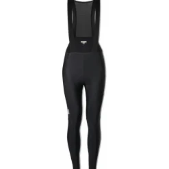 FINGERSCROSSED Road Thermal Fietsbroek met Bretels Dames - Zwart