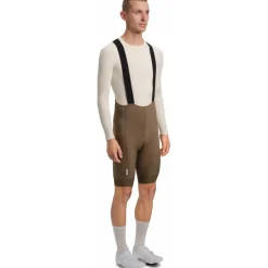 FINGERSCROSSED Road Thermal Fietsshort met Bretels Heren - Ground
