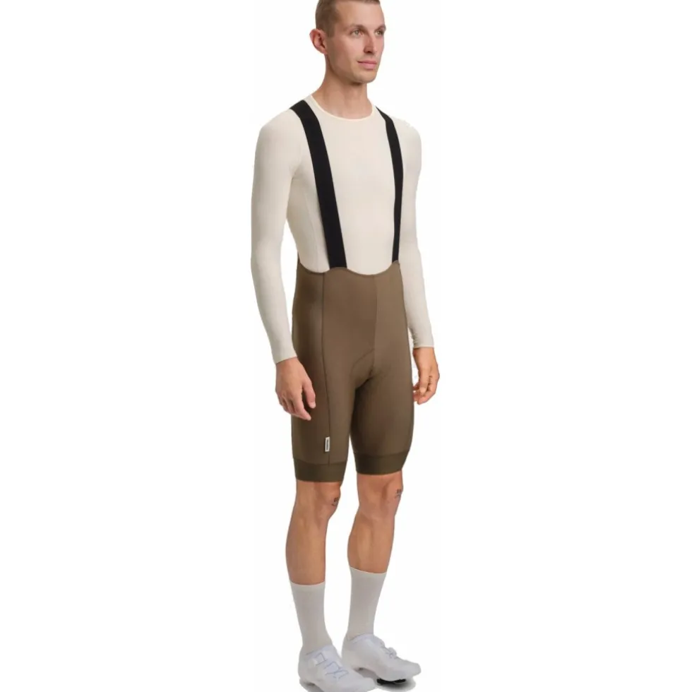 FINGERSCROSSED Road Thermal Fietsshort met Bretels Heren - Ground