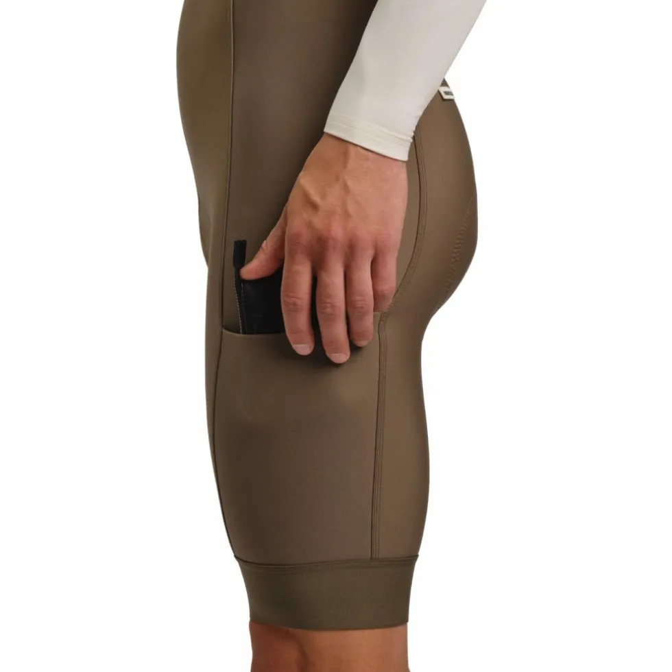 FINGERSCROSSED Road Thermal Fietsshort met Bretels Heren - Ground