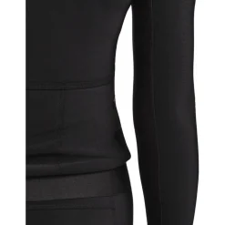 FINGERSCROSSED Road Thermal Fietsshirt met Lange Mouwen Dames - Zwart
