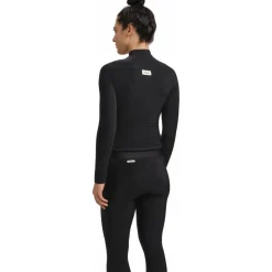 FINGERSCROSSED Road Thermal Fietsshirt met Lange Mouwen Dames - Zwart