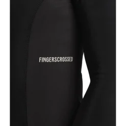 FINGERSCROSSED Road Thermal Fietsshirt met Lange Mouwen Dames - Zwart