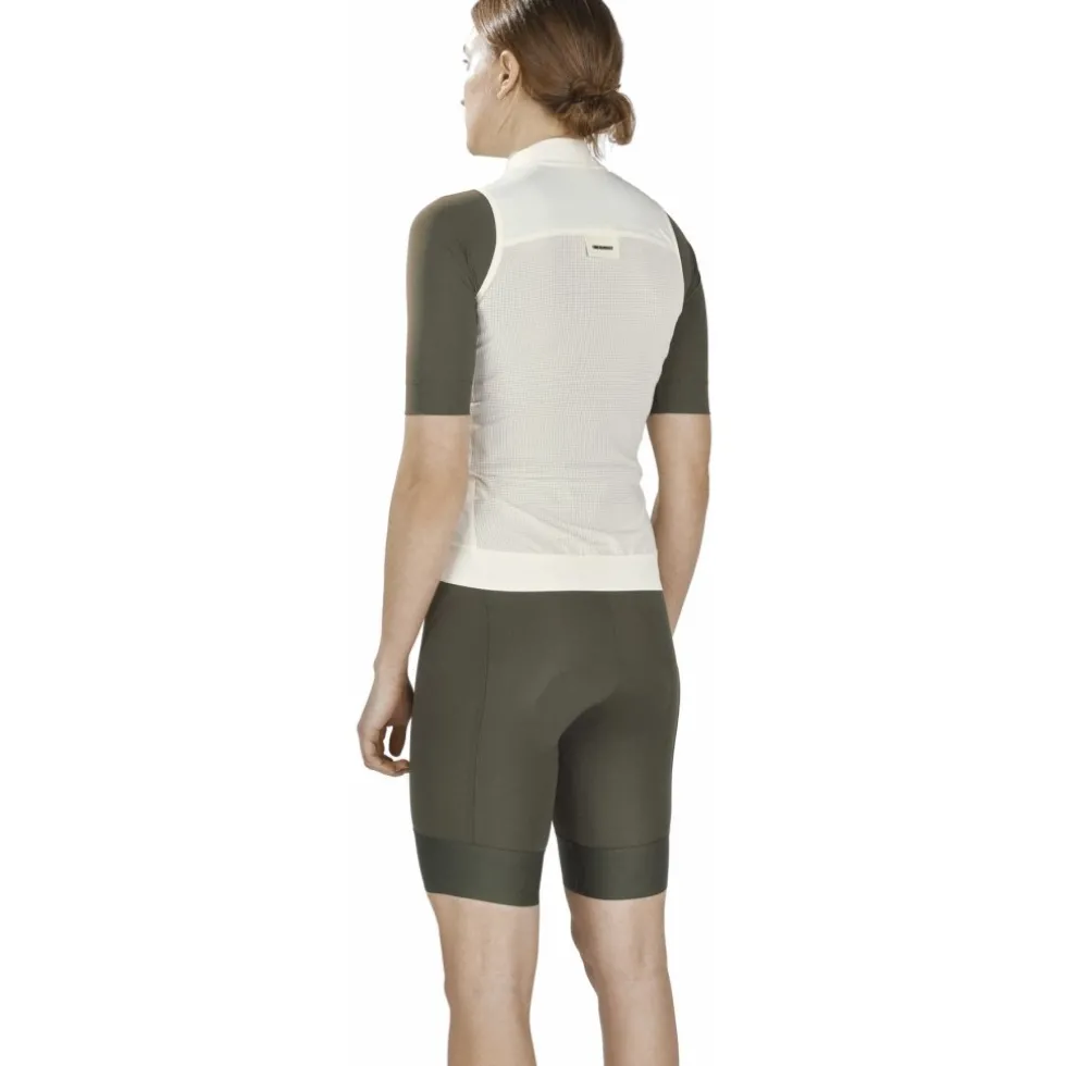 FINGERSCROSSED Road Windvest Dames - Antique Cream