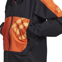 Five Ten All-Mountain Regenjas Heren - Zwart / Semi Impact Orange