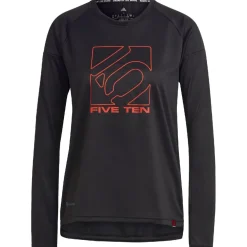 Five Ten Fietsshirt met Lange Mouwen Dames - Zwart