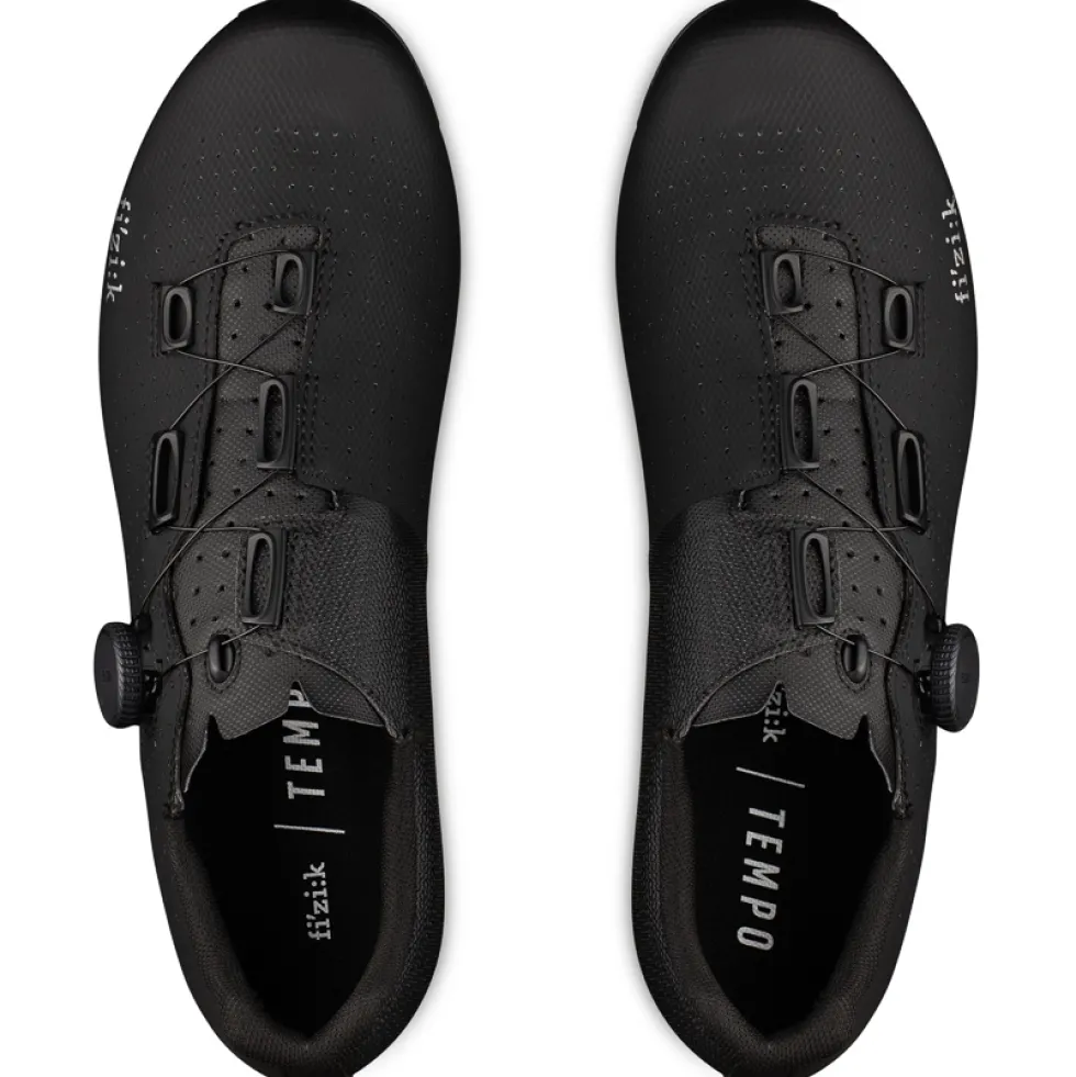 Fizik Tempo Decos Carbon Racefietsschoenen Unisex - zwart/zwart