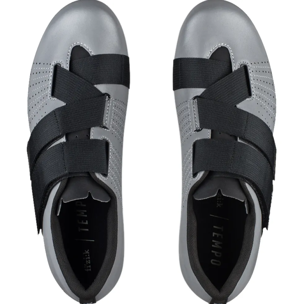 Fizik Tempo Powerstrap R5 Racefietsschoenen Unisex - Reflecterend grijs/zwart