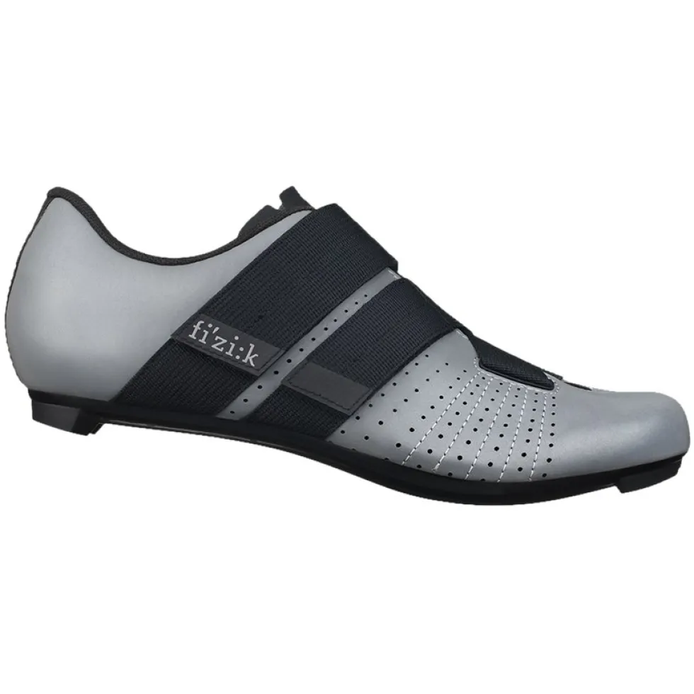Fizik Tempo Powerstrap R5 Racefietsschoenen Unisex - Reflecterend grijs/zwart