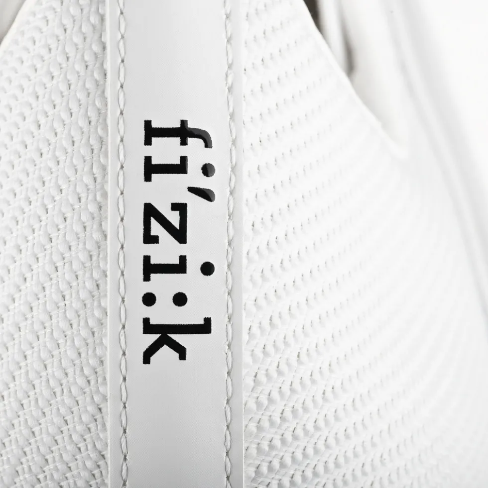 Fizik Vento Powerstrap Aeroweave Carbon Racefietsschoenen Unisex - wit/wit