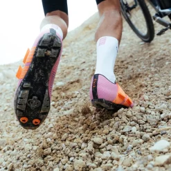 Fizik Vento Powerstrap Aeroweave X Gravel & MTB-Schoenen - coral / orange