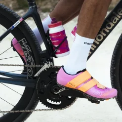 Fizik Vento Powerstrap Aeroweave X Gravel & MTB-Schoenen - coral / orange