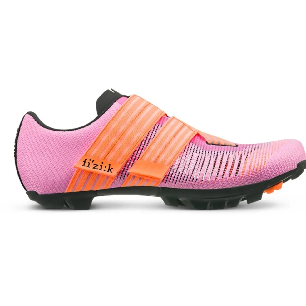 Fizik Vento Powerstrap Aeroweave X Gravel & MTB-Schoenen - coral / orange
