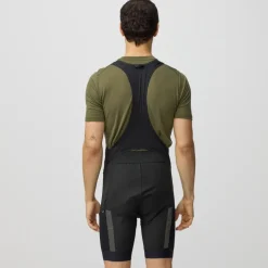 Fjällräven Hoja Fietsshort met bretels Heren - zwart