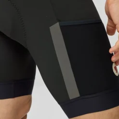 Fjällräven Hoja Fietsshort met bretels Heren - zwart