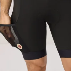 Fjällräven Hoja Fietsshort met bretels Heren - zwart