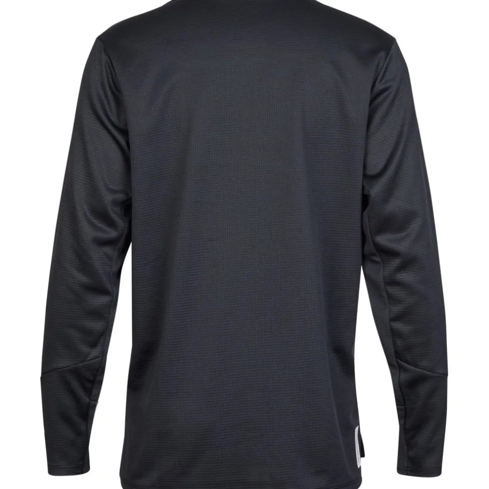 FOX Defend MTB Fietsshirt met lange mouwen Kinderen - zwart