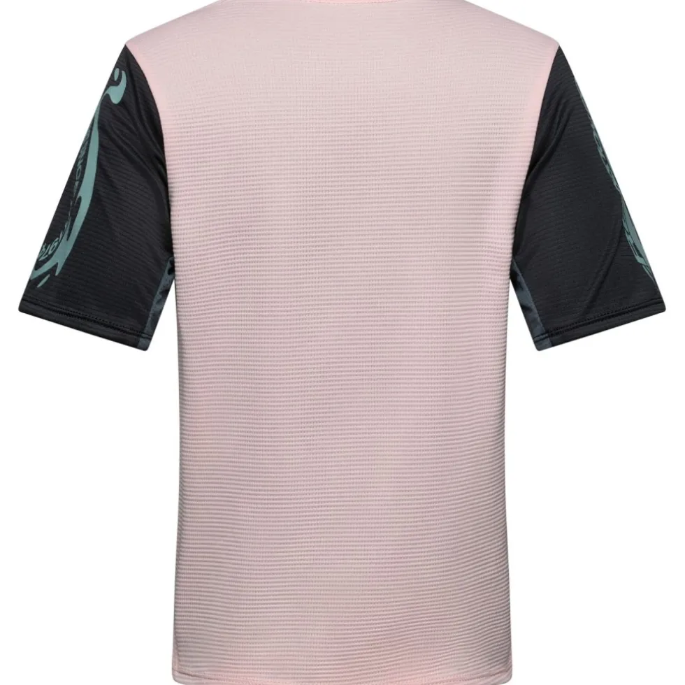 FOX Defend MTB-shirt met korte mouwen voor kinderen - Creation - blush