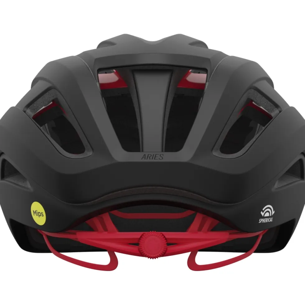 Giro Aries Spherical Fietshelm - matte carbon red