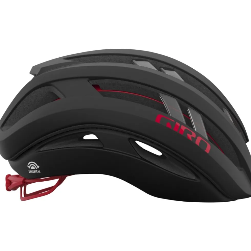 Giro Aries Spherical Fietshelm - matte carbon red