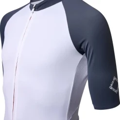 Giro Chrono Elite Shirt Heren - white/charcoal