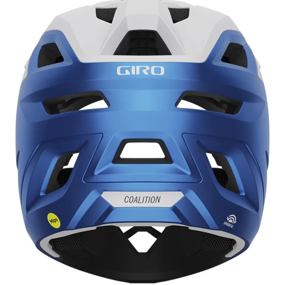 Giro Coalition Spherical Integraalhelm - mat wit/ano blauw