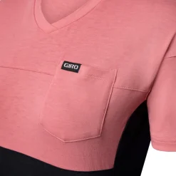 Giro Ride LT Jersey Shirt Dames - dusty rose/black