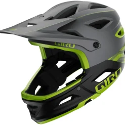 Giro Switchblade MIPS Helm - matte metallic black/ano lime