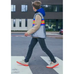 Gofluo Jerome Bodyglower Veiligheidsvest Kinder - Grey Reflective