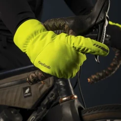 GripGrab Nordic 2 Deep Winter Lobster Windproof Handschoenen - Yellow hi-vis