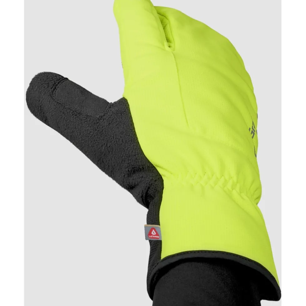 GripGrab Nordic 2 Deep Winter Lobster Windproof Handschoenen - Yellow hi-vis