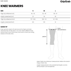GripGrab PACR Spring-Autumn Kniewarmers - Zwart