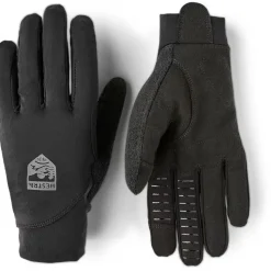 Hestra Apex Long - 5 Vinger Fietshandschoenen - zwart
