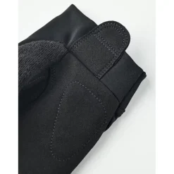Hestra Apex Short - 5 Vinger Fietshandschoenen - zwart