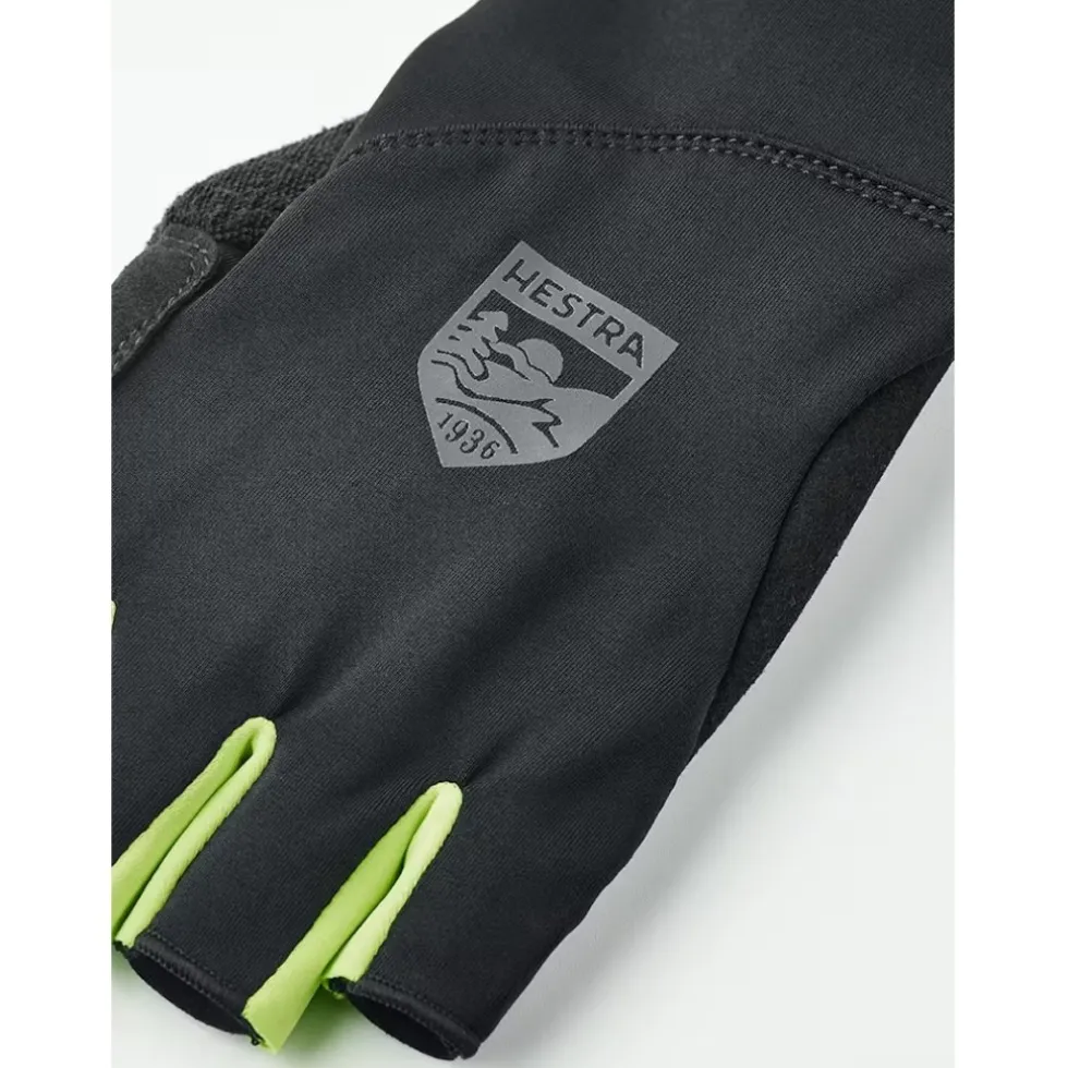 Hestra Apex Short - 5 Vinger Fietshandschoenen - zwart